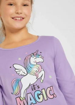 Sale Langarmshirt aus reiner Bio-Baumwolle (2er Pack) Kinder Mädchen 2-8 Jahre·Nachhaltigere Materialien|Mädchen 9-16 Jahre·Nachhaltigere Materialien