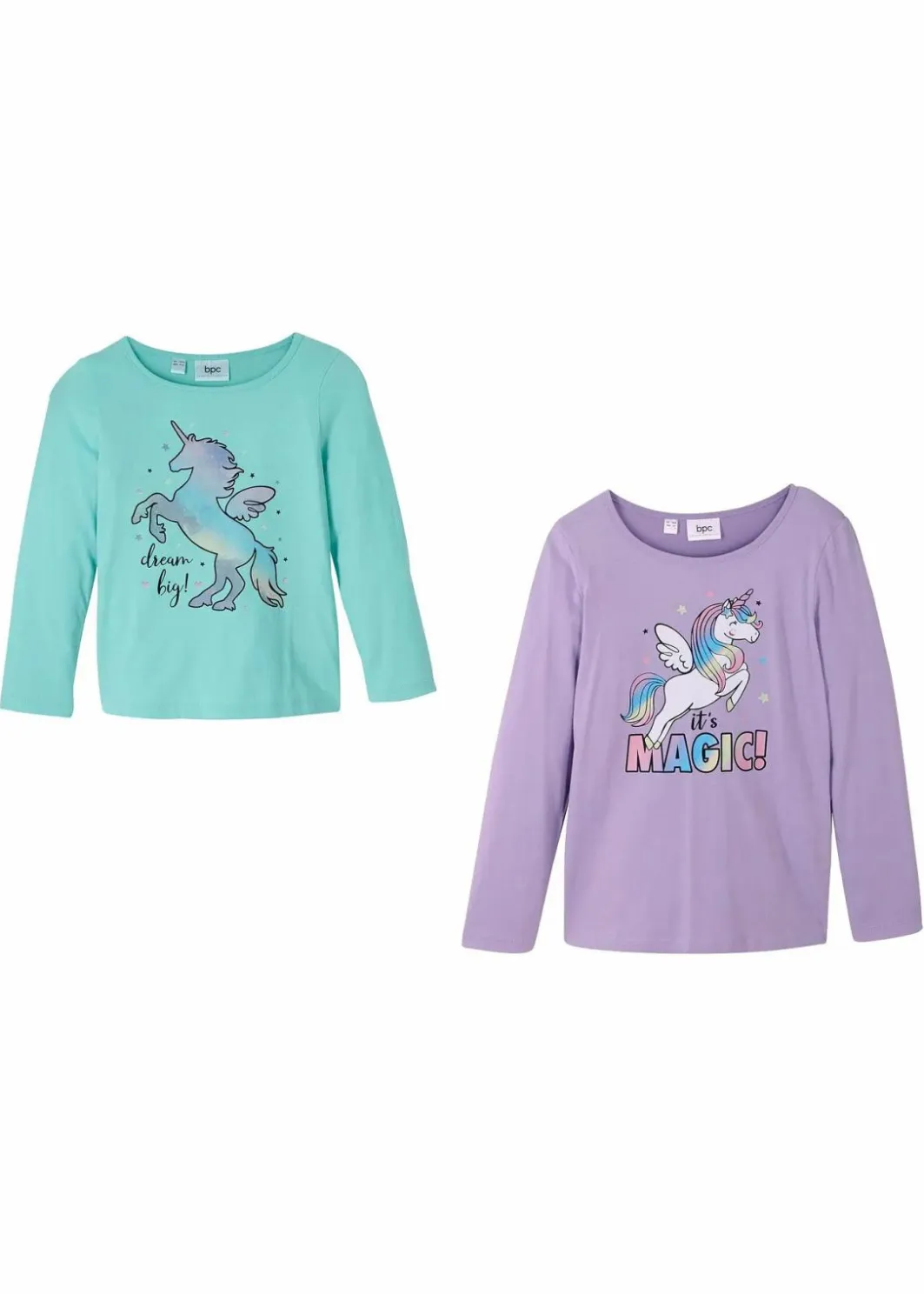 Sale Langarmshirt aus reiner Bio-Baumwolle (2er Pack) Kinder Mädchen 2-8 Jahre·Nachhaltigere Materialien|Mädchen 9-16 Jahre·Nachhaltigere Materialien