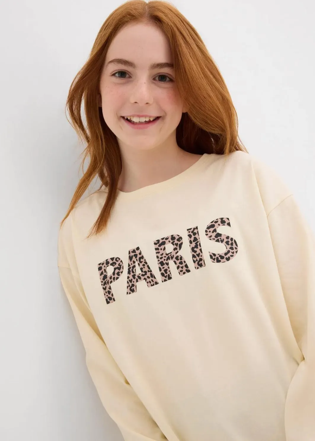 Kinder bonprix Mädchen 9-16 Jahre·Shirts & Blusen|Mädchen 2-8 Jahre·Nachhaltigere Materialien|Langarmshirt aus reiner Bio-Baumwolle