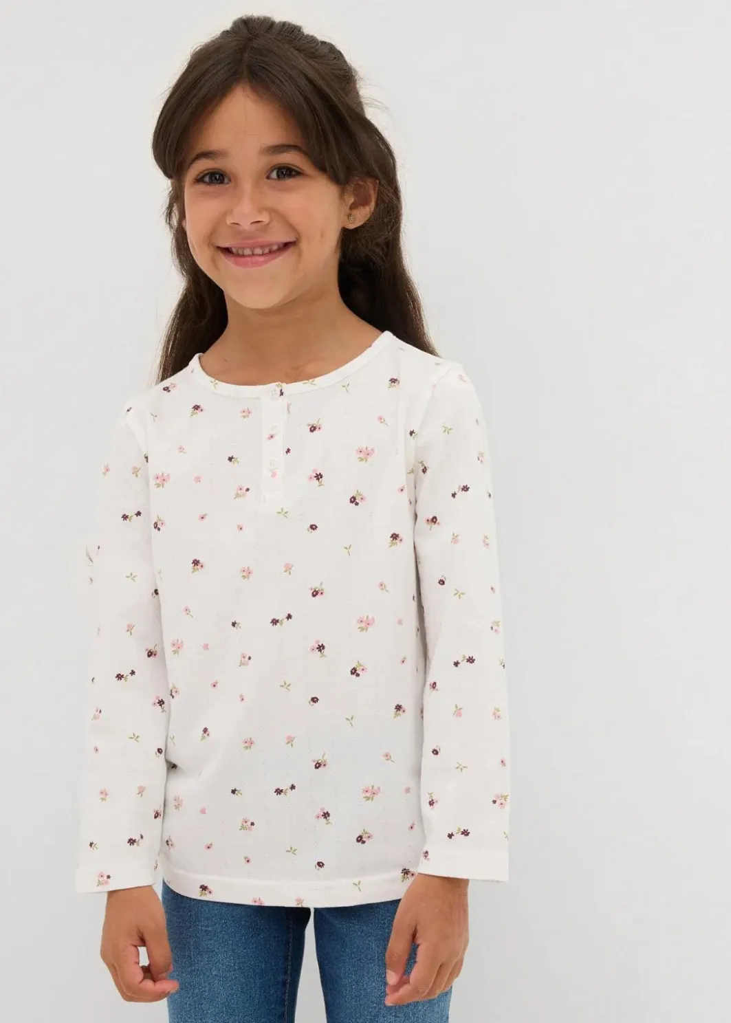 Clearance Langarmshirt aus reiner Bio-Baumwolle Kinder Mädchen 2-8 Jahre·Nachhaltigere Materialien|Mädchen 9-16 Jahre·Nachhaltigere Materialien