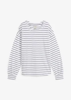 Langarmshirt aus reiner Bio-Baumwolle Damen Nachhaltigere Materialien|Shirts & Tops