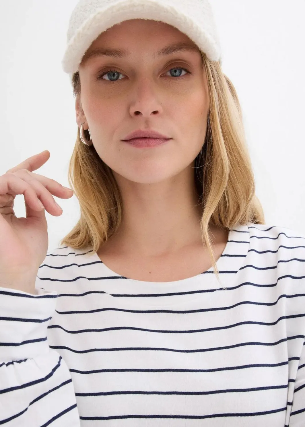 Langarmshirt aus reiner Bio-Baumwolle Damen Nachhaltigere Materialien|Shirts & Tops