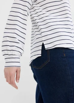 Langarmshirt aus reiner Bio-Baumwolle Damen Nachhaltigere Materialien|Shirts & Tops
