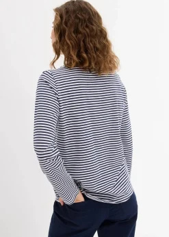 Online Langarmshirt aus reiner Baumwolle Damen Shirts & Tops