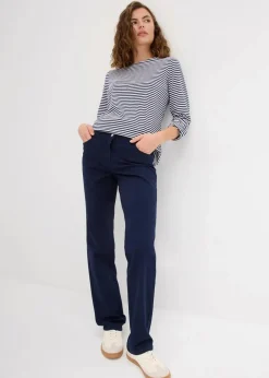 Online Langarmshirt aus reiner Baumwolle Damen Shirts & Tops