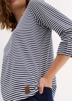 Online Langarmshirt aus reiner Baumwolle Damen Shirts & Tops