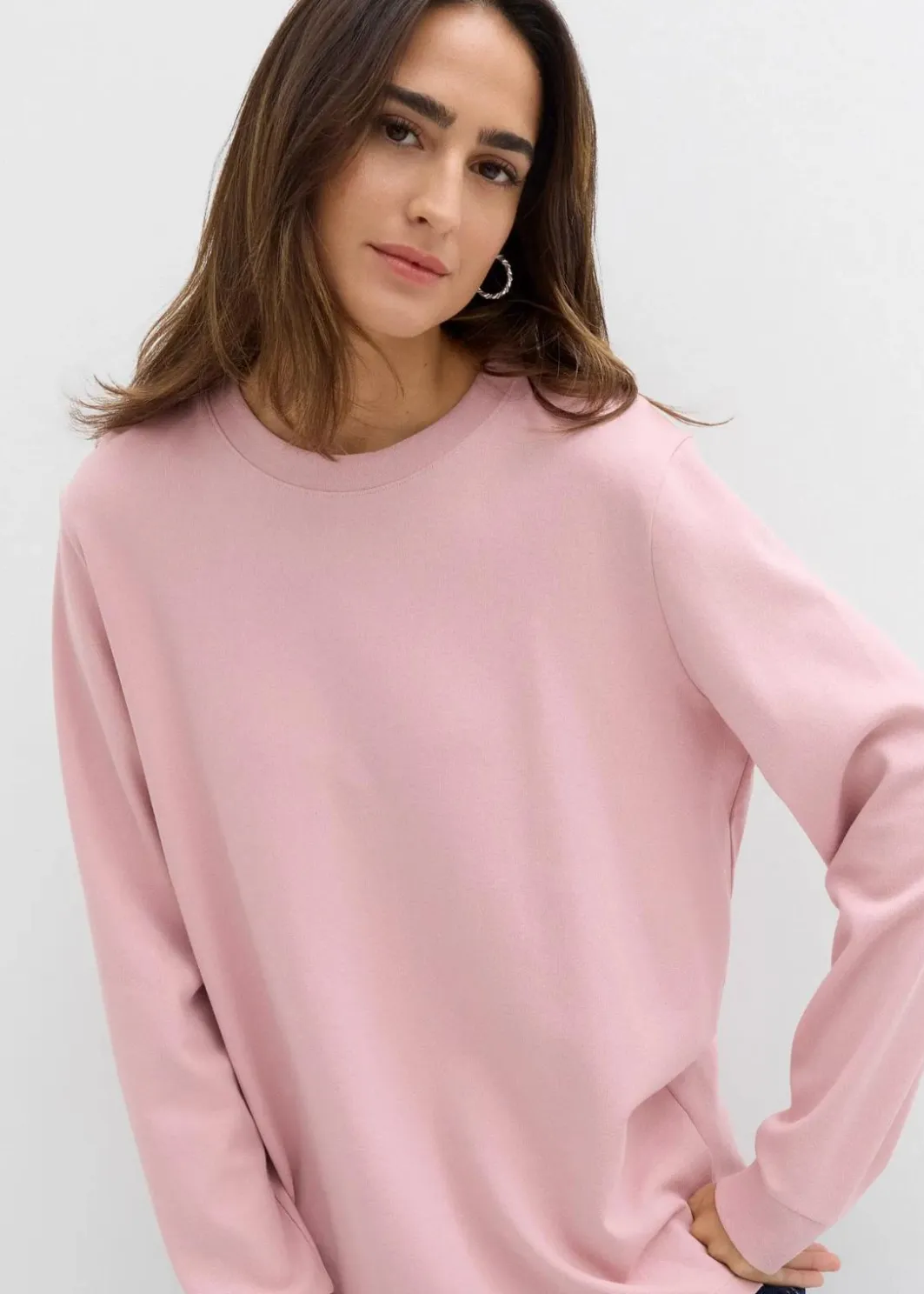 Hot Langarmshirt aus reiner Bio-Baumwolle Damen Bekleidung·Röcke|Nachhaltigere Materialien