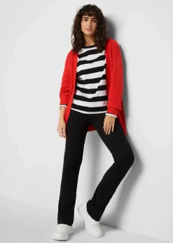 Hot Langarmshirt aus reiner Interlock-Baumwolle Damen Bekleidung·Röcke|Basics