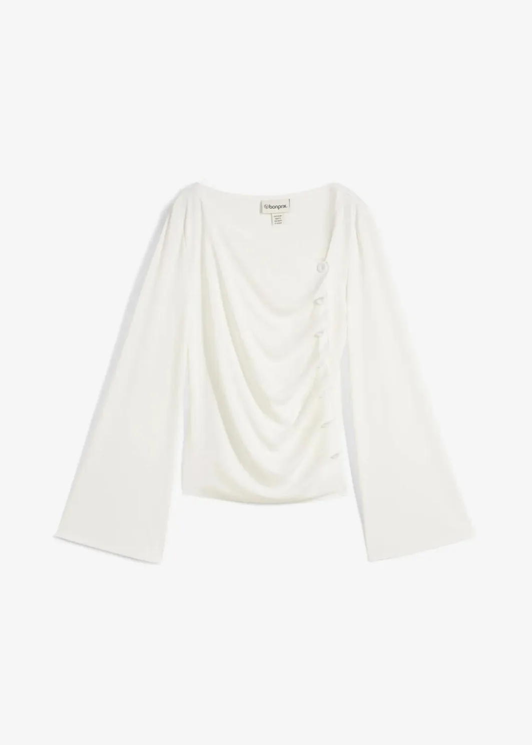 Damen bonprix Shirts & Tops|Langarmshirt aus Rippe