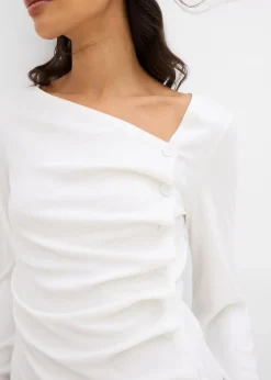 Damen bonprix Shirts & Tops|Langarmshirt aus Rippe
