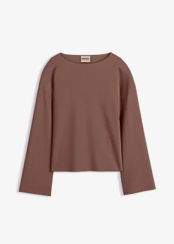 Damen bonprix Shirts & Tops|Langarmshirt aus Rippware