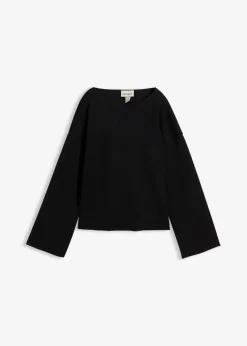 Sale Langarmshirt aus Rippware Damen Shirts & Tops