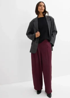 Sale Langarmshirt aus Rippware Damen Shirts & Tops
