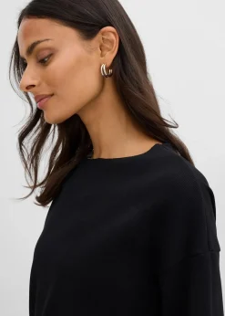Sale Langarmshirt aus Rippware Damen Shirts & Tops
