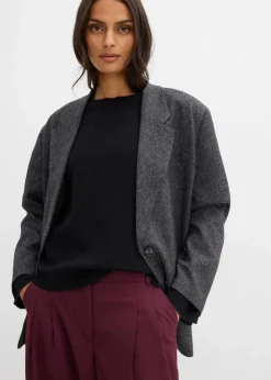 Sale Langarmshirt aus Rippware Damen Shirts & Tops