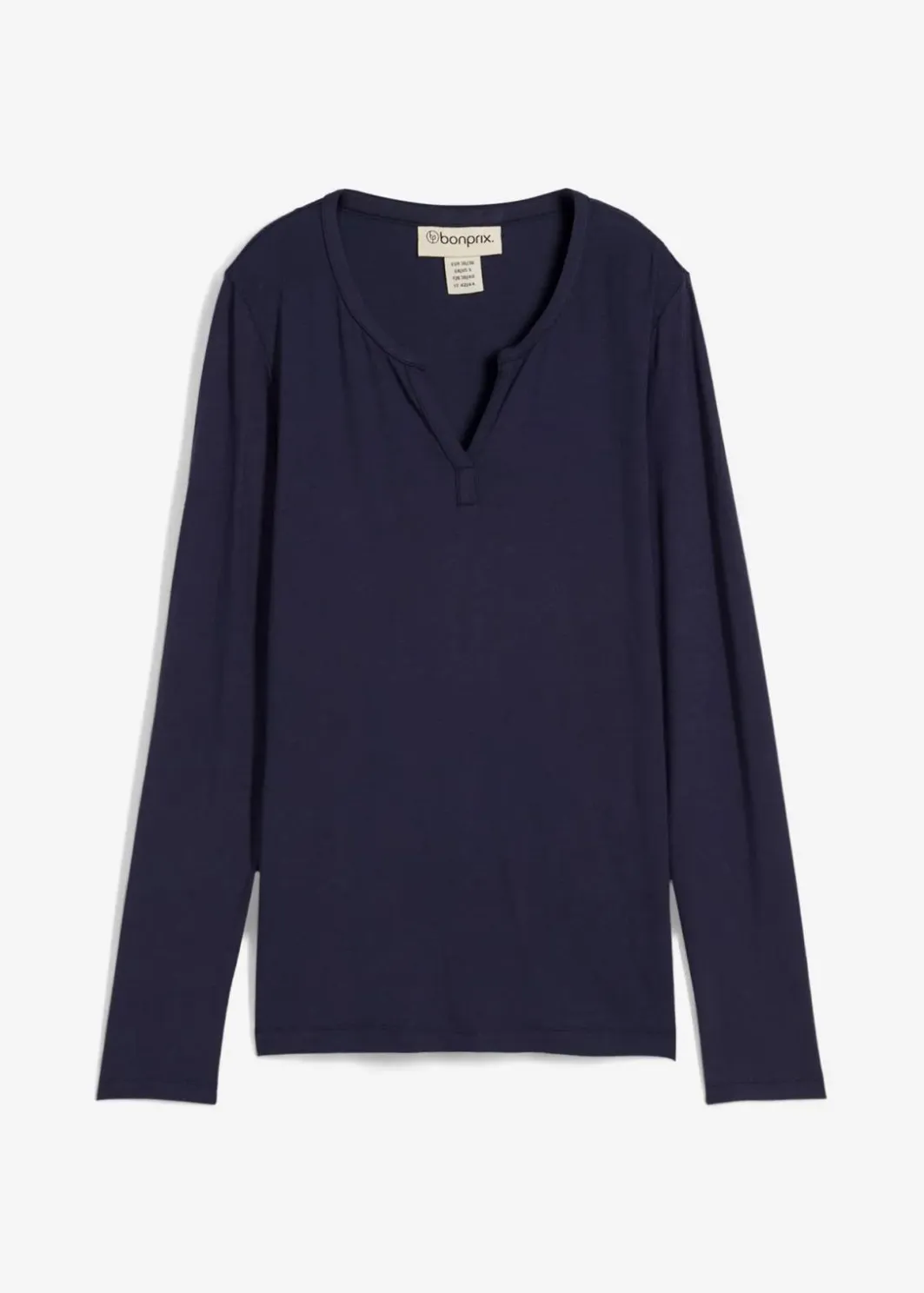 Damen bonprix Shirts & Tops|Nachhaltigere Materialien|Langarmshirt aus softem Viskose Mix