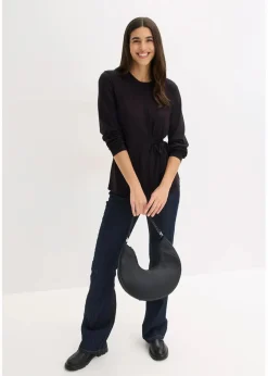 New Langarmshirt aus softem Viskose-Mix Damen Nachhaltigere Materialien|Shirts & Tops