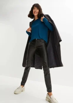 Damen bonprix Shirts & Tops|Langarmshirt aus softem Viskose-Mix