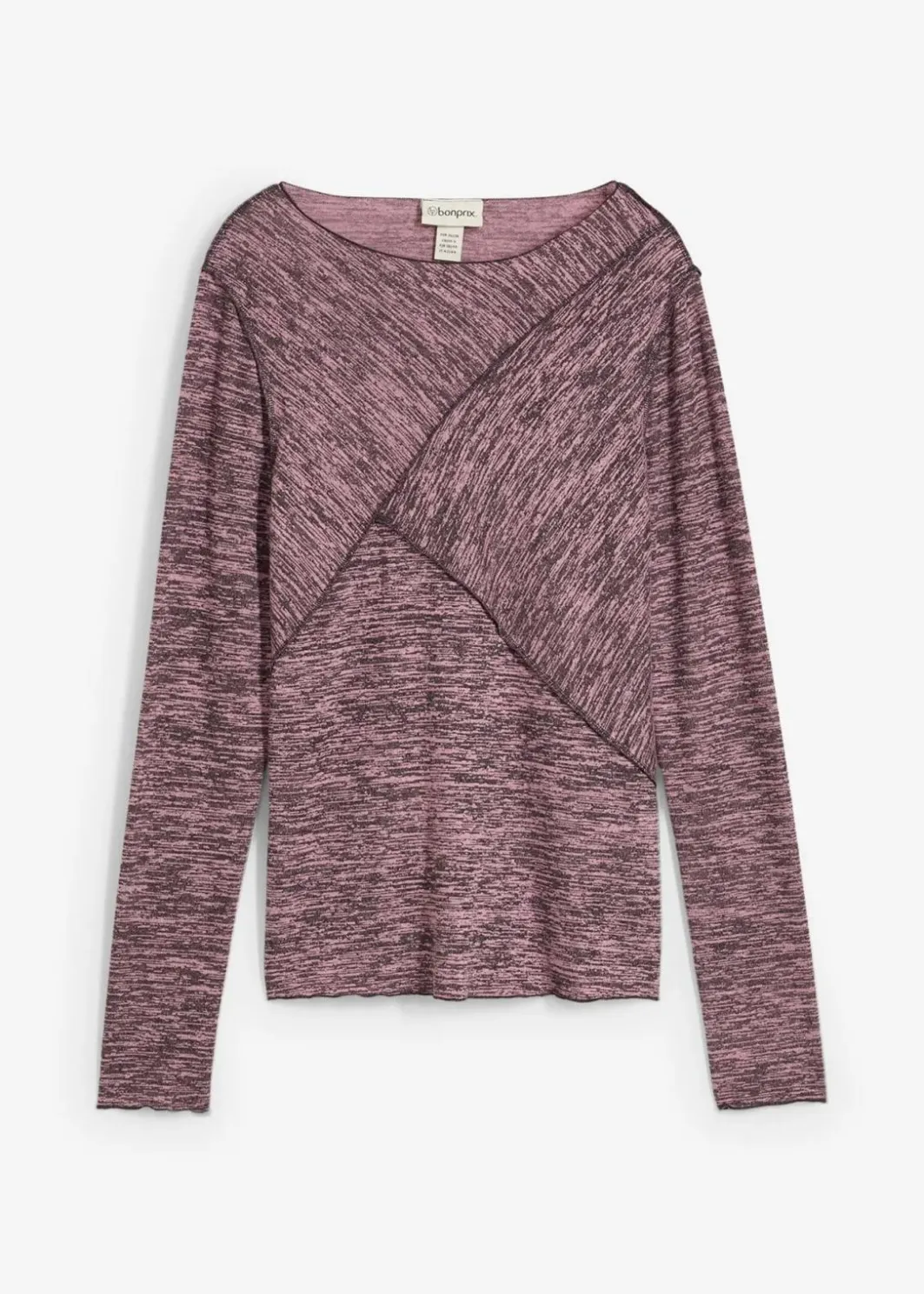 Hot Langarmshirt aus softem Viskose-Mix Damen Shirts & Tops