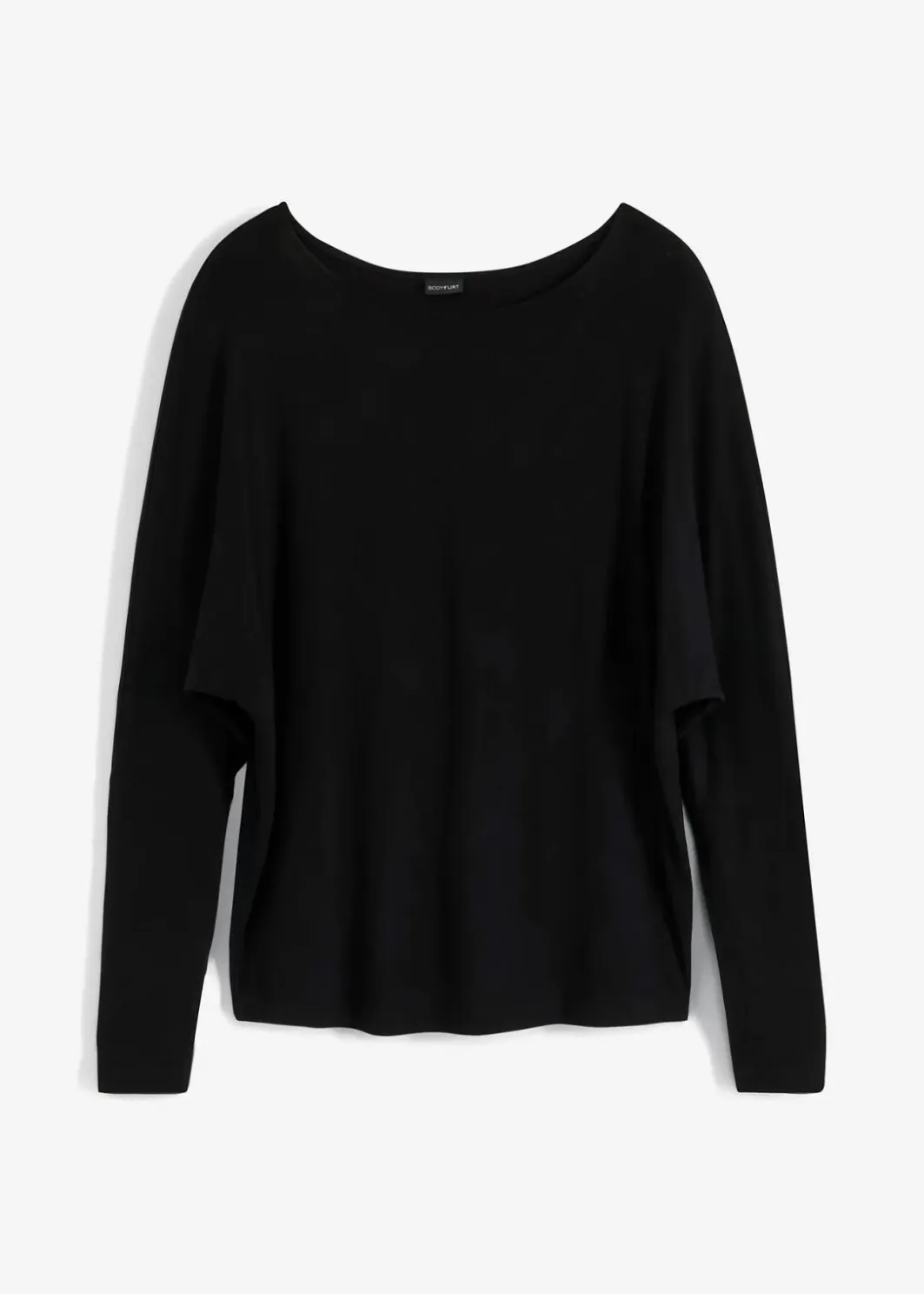Damen bonprix Shirts & Tops|Langarmshirt aus softem Viskose-Mix