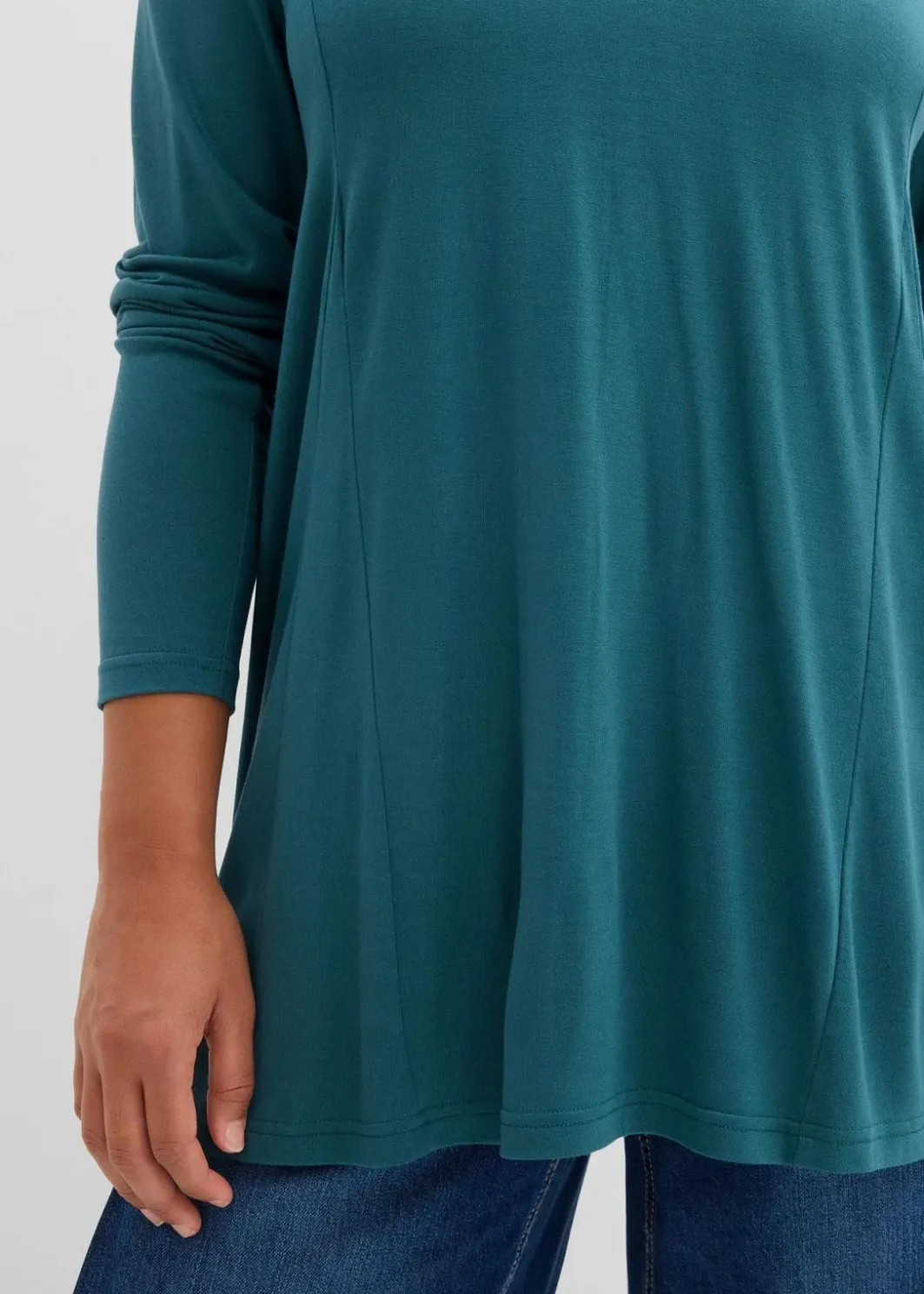 Damen bonprix Shirts & Tops|Nachhaltigere Materialien|Langarm-Shirt aus softer Viskose