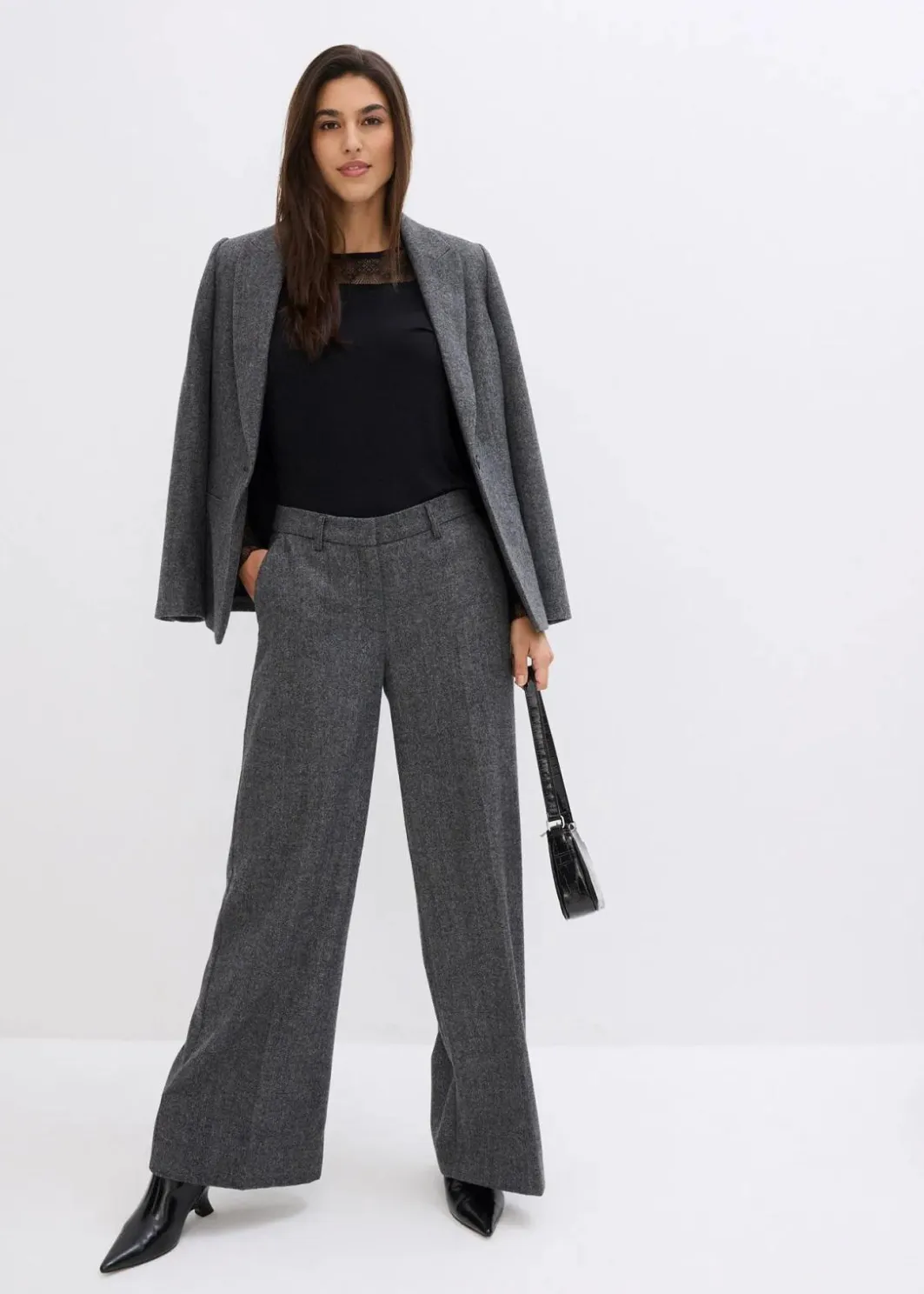 Damen bonprix Shirts & Tops|Langarmshirt aus Viskose