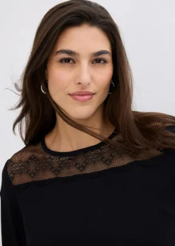 Damen bonprix Shirts & Tops|Langarmshirt aus Viskose