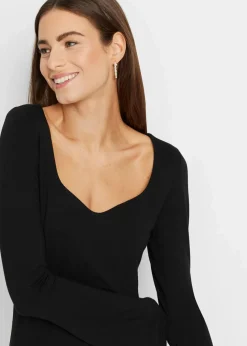 Sale Langarmshirt aus Viskose-Mix Damen Nachhaltigere Materialien|Shirts & Tops