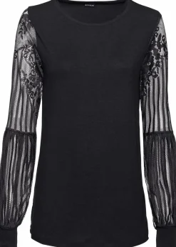 Best Langarmshirt aus Viskose-Mix Damen Shirts & Tops|Nachhaltigere Materialien