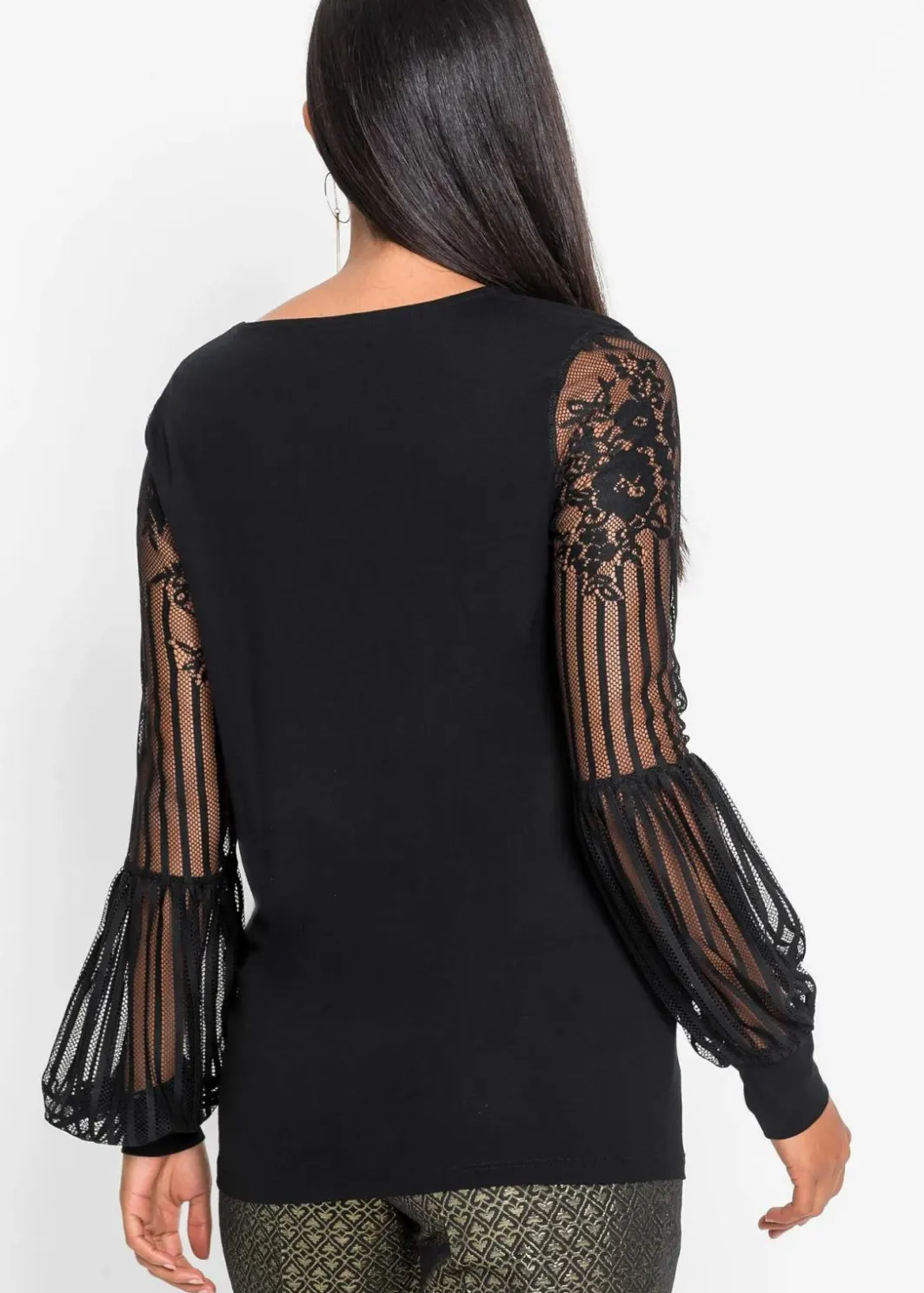 Best Langarmshirt aus Viskose-Mix Damen Shirts & Tops|Nachhaltigere Materialien