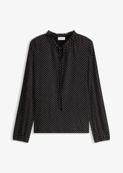 Sale Langarmshirt aus Viskose-Mix Damen Shirts & Tops|Nachhaltigere Materialien
