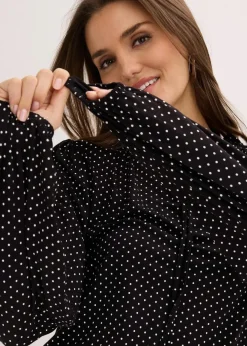 Sale Langarmshirt aus Viskose-Mix Damen Shirts & Tops|Nachhaltigere Materialien