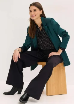 Sale Langarmshirt aus Viskose-Mix Damen Shirts & Tops|Nachhaltigere Materialien