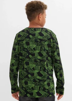 Hot Langarmshirt aus weichem Bio-Baumwoll-Mix (3er Pack) Kinder Jungen 9-16 Jahre·Mehrfachpacks|Jungen 9-16 Jahre·Shirts