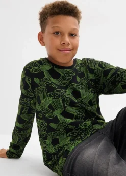 Hot Langarmshirt aus weichem Bio-Baumwoll-Mix (3er Pack) Kinder Jungen 9-16 Jahre·Mehrfachpacks|Jungen 9-16 Jahre·Shirts