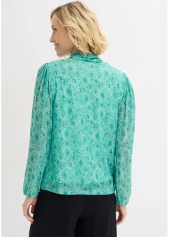 Hot Langarmshirt aus zartem Mesh Damen Shirts & Tops