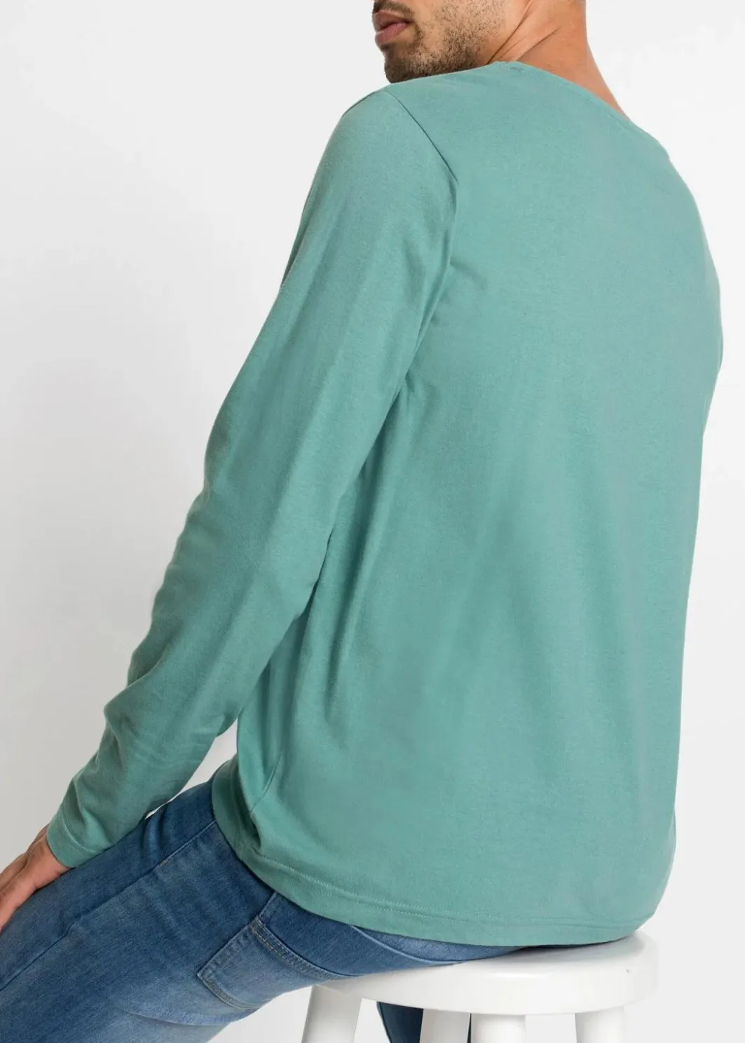 Herren bonprix Shirts & Polos|Basics|Langarmshirt (3er Pack)