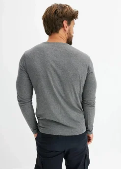 Herren bonprix Shirts & Polos|Basics|Langarmshirt (3er Pack)