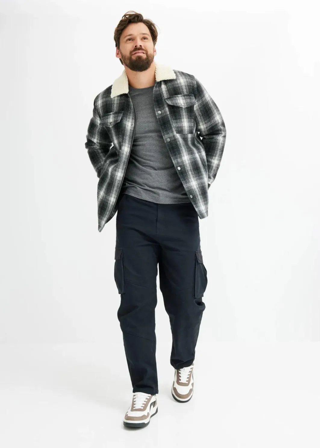 Herren bonprix Shirts & Polos|Basics|Langarmshirt (3er Pack)