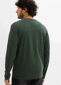 Langarmshirt (2er Pack) Herren Große Größen|Shirts & Polos