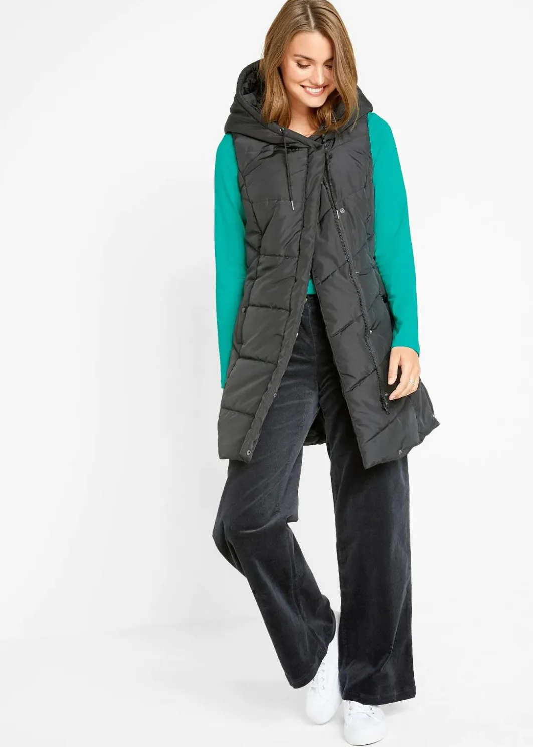 Damen bonprix Shirts & Tops|Basics|Langarmshirt (2er Pack)