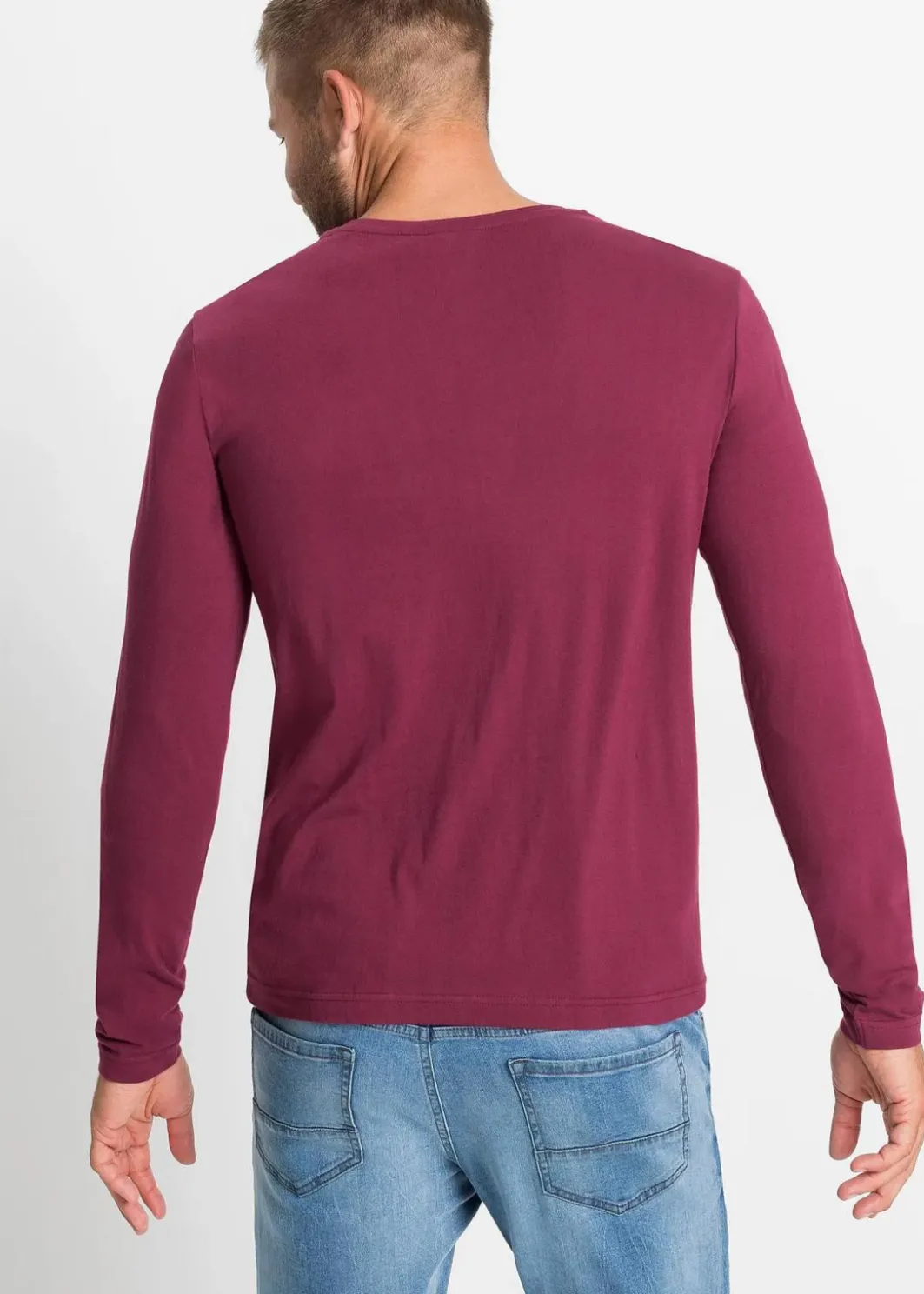 Discount Langarmshirt (3er Pack) Herren Shirts & Polos|Basics