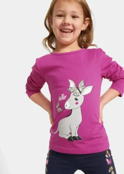 Kinder bonprix Mädchen 2-8 Jahre·Nachhaltigere Materialien|Mädchen 9-16 Jahre·Nachhaltigere Materialien|Langarmshirt (2er Pack) aus reiner Bio-Baumwolle