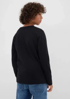 Clearance Langarmshirt mit Weihnachtsmotiv aus reiner Baumwolle Kinder Jungen 9-16 Jahre·Bademode|Jungen 2-8 Jahre·Nachhaltigere Materialien