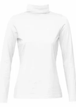 Damen bonprix Shirts & Tops|Basics|Langarmshirt mit reiner Bio-Baumwolle