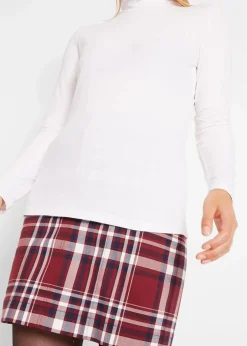 Damen bonprix Shirts & Tops|Basics|Langarmshirt mit reiner Bio-Baumwolle