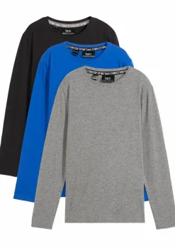 Best Langarmshirt mit Bio Baumwolle (3er-Pack) Kinder Jungen 9-16 Jahre·Mehrfachpacks|Jungen 9-16 Jahre·Bademode