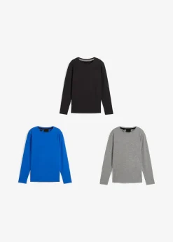 Best Langarmshirt mit Bio Baumwolle (3er-Pack) Kinder Jungen 9-16 Jahre·Mehrfachpacks|Jungen 9-16 Jahre·Bademode