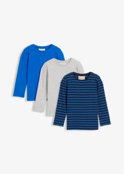 Sale Langarmshirt mit Bio-Baumwolle (3er Pack) Kinder Jungen 2-8 Jahre·Nachhaltigere Materialien|Jungen 2-8 Jahre·Mehrfachpacks