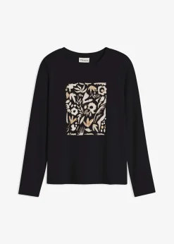Discount Langarmshirt mit Bio-Baumwolle Damen Shirts & Tops